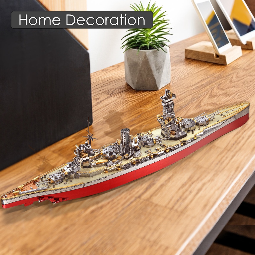 Bộ Đồ Chơi Lắp Ráp Tàu Chiến Fuso 3D DIY Dành Cho Trẻ Em Và Người Lớn