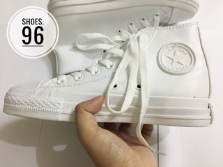 |Ảnh thật| Converse Rubber White High 