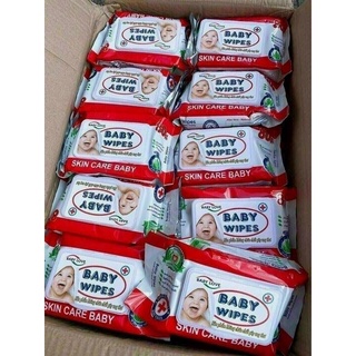 Khăn giấy ướt baby Đỏ.