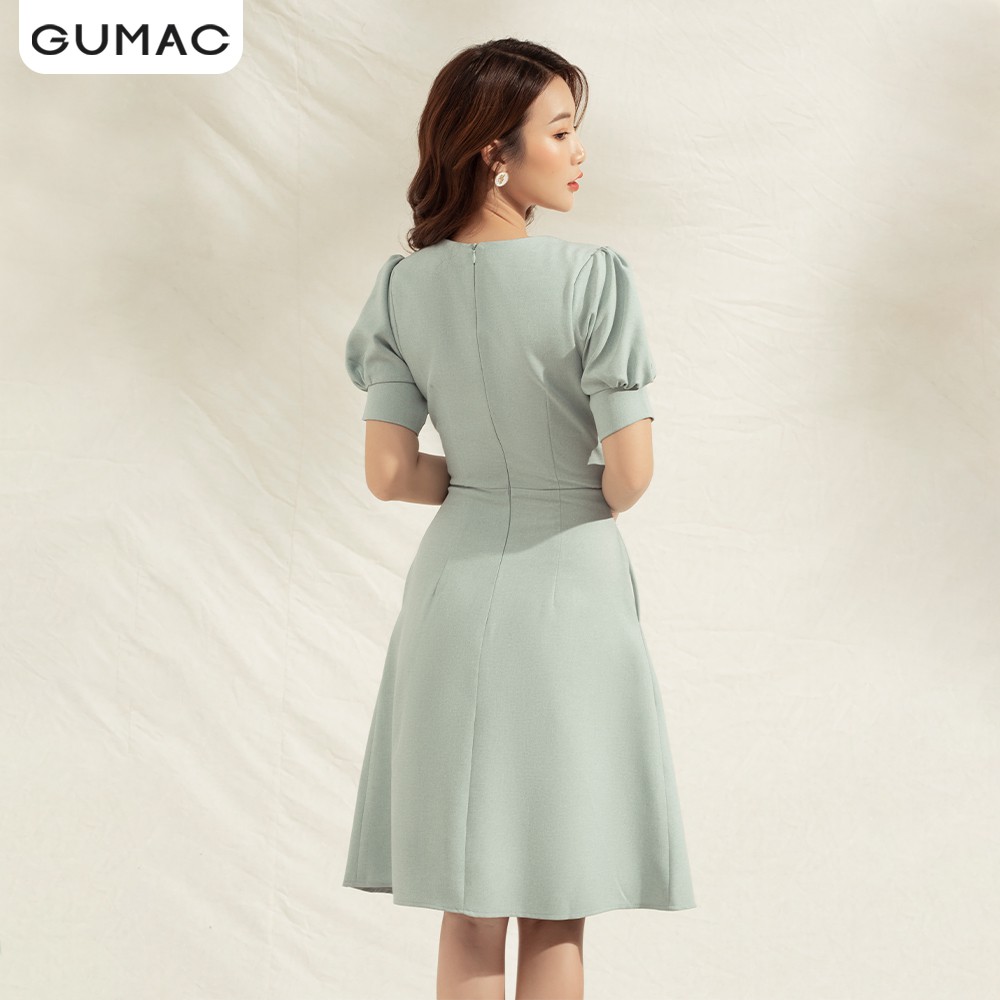 [Mã WAFAST hoàn 20% tối đa 100k xu đơn 250k] Đầm cổ peter 2 lớp DA1162 GUMAC | BigBuy360 - bigbuy360.vn