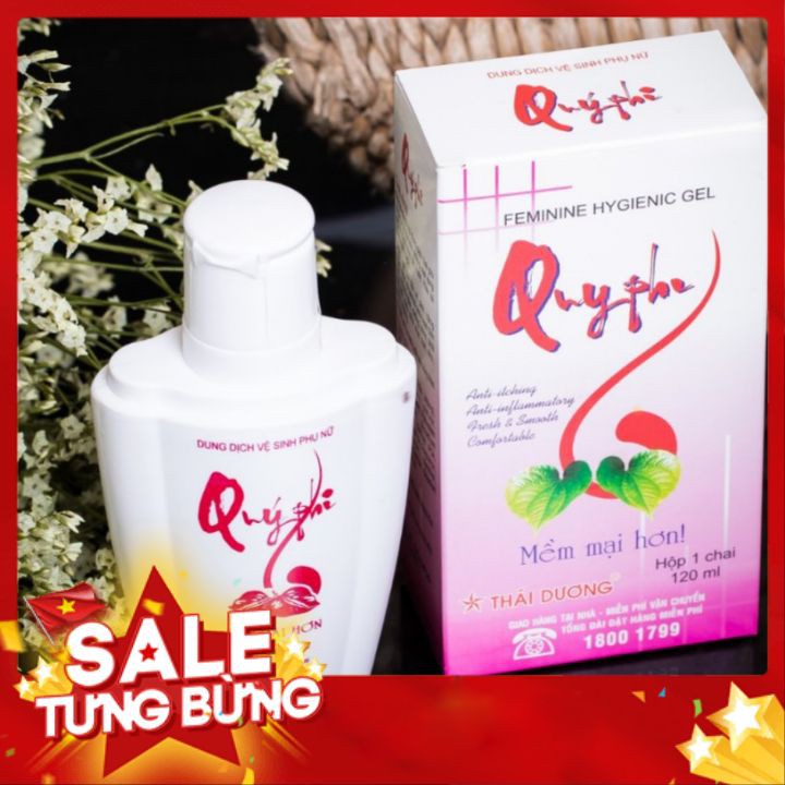 Dung Dịch Vệ Sinh Quý Phi Đỏ-120ml Giảm Viêm Ngứa,Khử Mùi