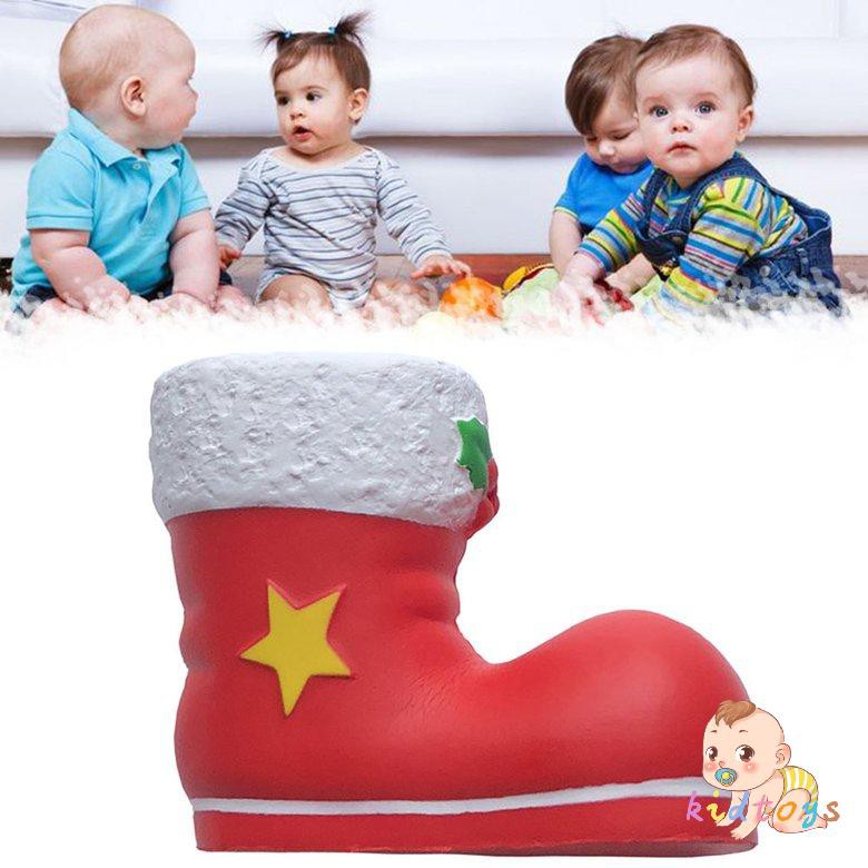 Đồ Chơi Xốp Squishy Giảm Stress Hình Đôi Giày Dễ Thương Cho Bé