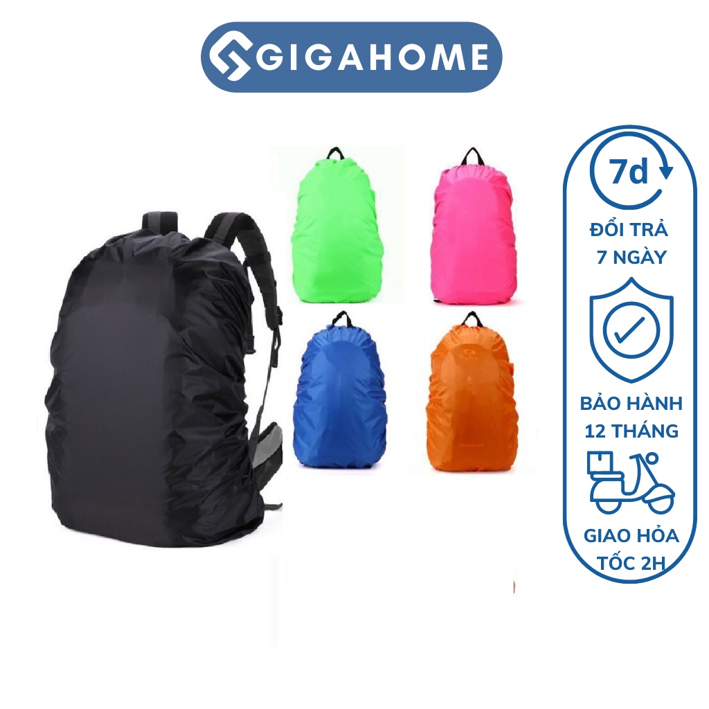 Túi Trùm Balo GIGAHOME Chống Thấm Nước, Không Rách Size 45-50L 4610