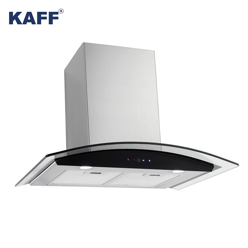 Máy hút mùi bếp kính cong 7 tấc KAFF KF-GB773 - Nút nhấn CẢM ỨNG - Bảo hành chính hãng 3 năm