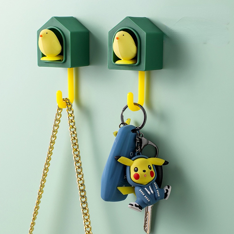 Móc Treo Khăn Tắm Gắn Tường Hình Chú Chim Độc Đáo Tiện Dụng