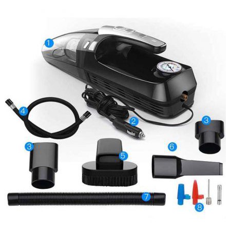 [FREESHIP] MÁY BƠM, HÚT BỤI XE HƠI 4IN1 ĐA CHỨC NĂNG VACUUM CLEANER