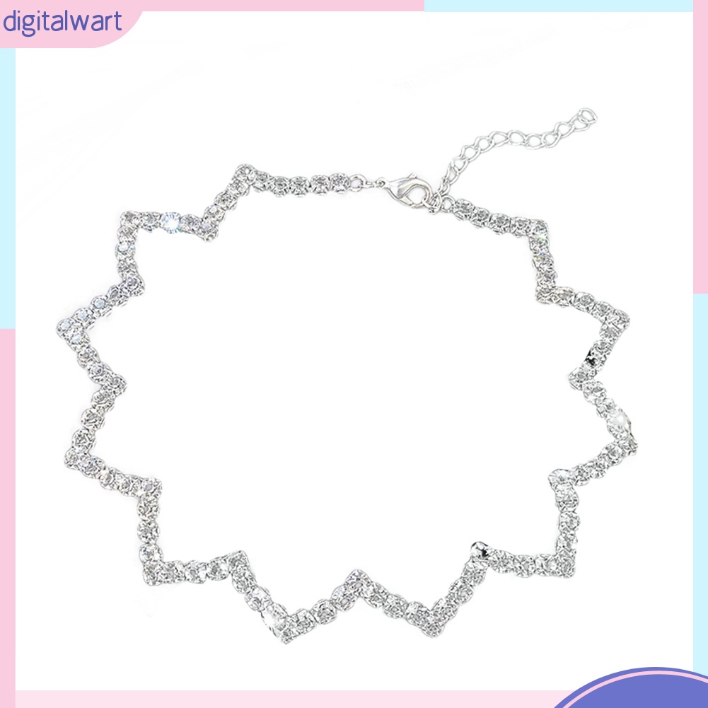 Vòng Cổ Choker Đính Đá Lấp Lánh Thời Trang Dành Cho Nữ