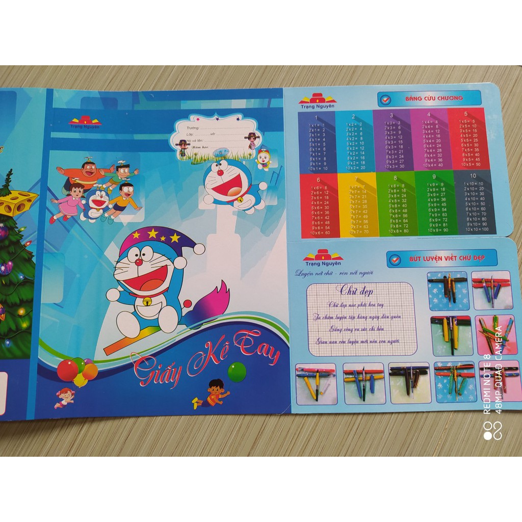 Giấy kê tay học sinh