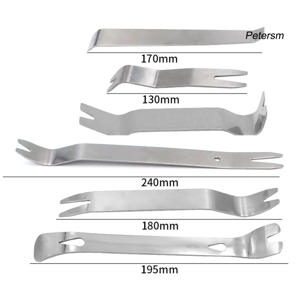 Set 6 Dụng Cụ Tháo Lắp Âm Thanh Bằng Thép Không Gỉ S19 * 6 Chuyên Dụng Cho Xe Hơi