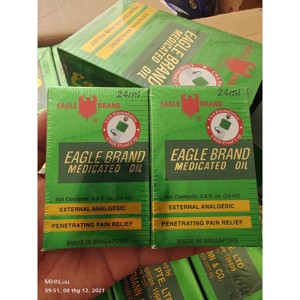 Date 2016 Dầu Gió Con Ó 2 nắp 24ml hàng nội địa Mỹ (khách xem kỹ hình và thông tin sản phẩm)
