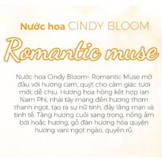 NƯỚC HOA CINDY BLOOM ROMANTIC MUSE