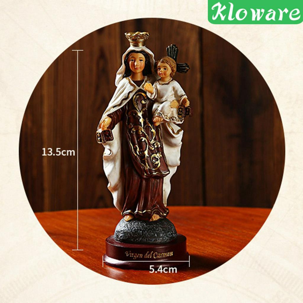 Mô Hình Tượng Công Giáo Đức Mẹ Mary Madonna Bằng Nhựa Resin