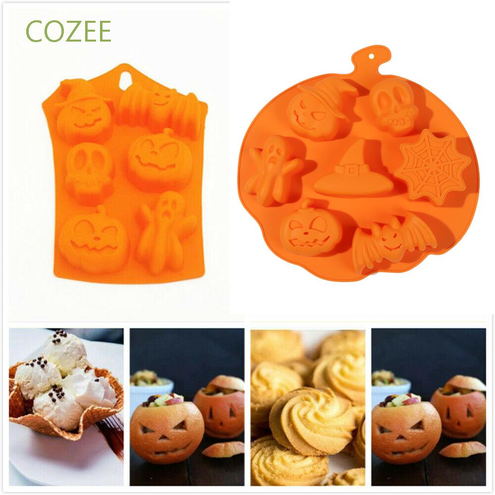 Khuôn Silicone Làm Bánh / Sô Cô La Hình Halloween