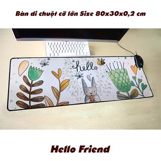 Lót chuột Over Size 80x30 cm - 45x40 cm ( Bo viền chắc chắn )
