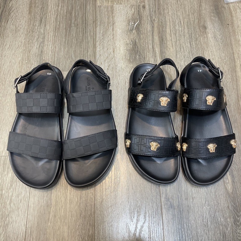 Dép Sandal Versace Cao Cấp- Dép Sandal Lv Cao Cấp- Dép Quai Hậu Nam