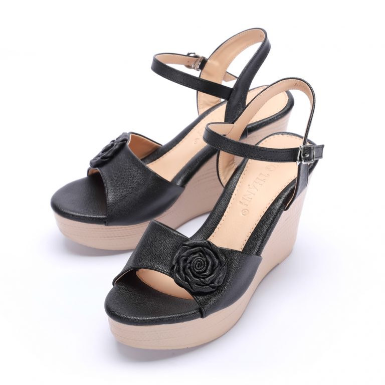 HỒNG THẠNH - Sandal Xuồng hoa hồng xinh xắn - 5596