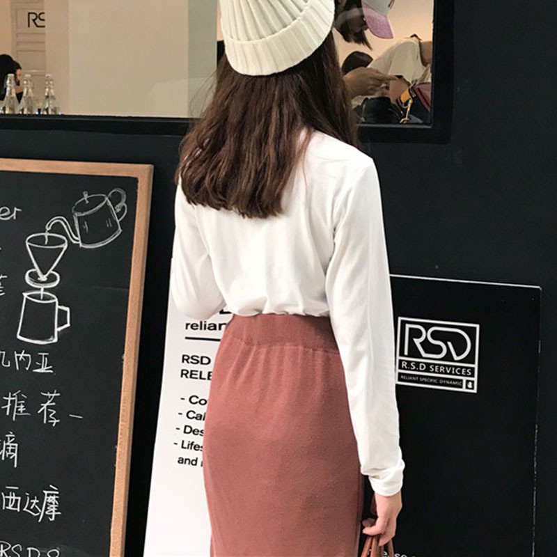 Áo Thun Nữ Sọc Ngang Dáng Rộng Kiểu Hàn Quốc