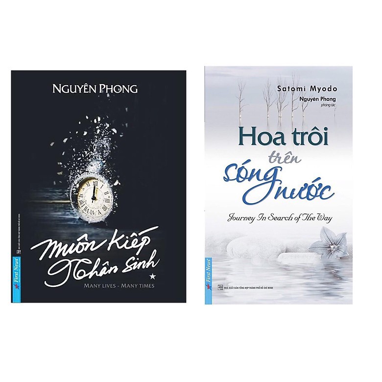 Sách - Combo 2 Cuốn Muôn Kiếp Nhân Sinh Và Hoa Trôi Trên Sóng Nước [First News]