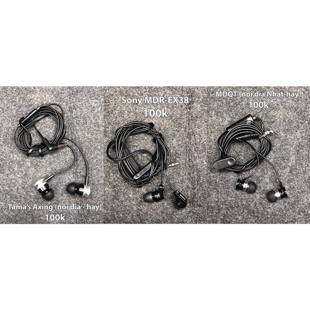 Tai nghe 2nd hand nhập Nhật chất âm hay, bass sôi động.