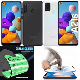 Kính Cường Lực Samsung Galaxy A21 và Samsung A21S - Chống Bám Vân Tay - Kính CERAMICS Độ Cứng H9