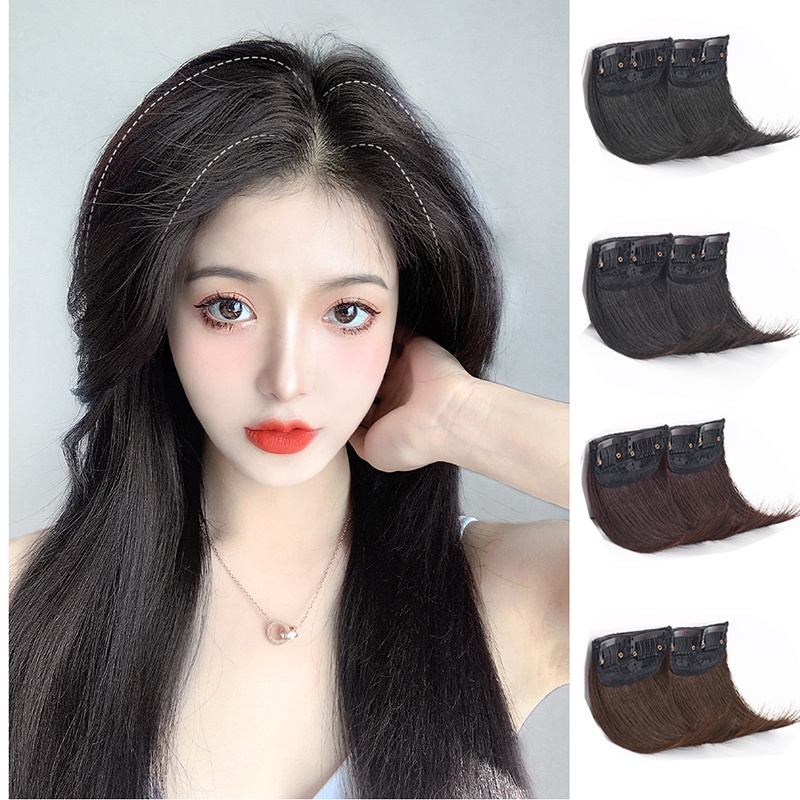 Miếng Đệm Tóc Giả Hai Mảnh Tàng Hình Và Liền Mạch Thay Thế Thời Trang Cho Nữ