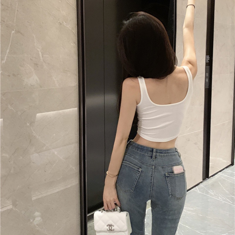 Áo Hai Dây Phối Lưới Thời Trang Mùa Hè Quyến Rũ Cho Nữ