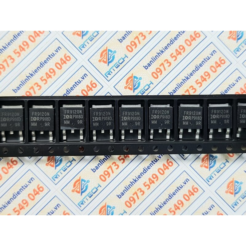 [Combo 5 chiếc] FR9120N IRFR9120NPBF Mosfet kênh – P 100V 6.6A TO-252AA