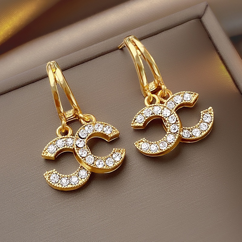 Bông Tai Thời Trang Kiểu Vòng Phối Ngọc Trai Bằng Kim Loại Mạ Vàng 2022 Cho Nữ