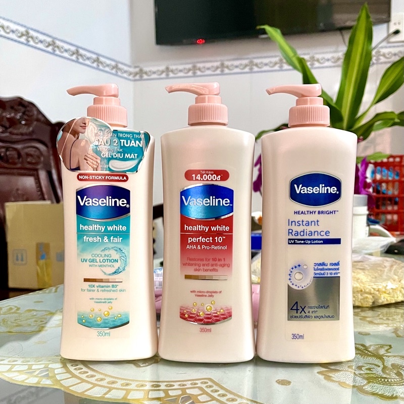 Sữa dưỡng thể trắng da Vaseline 350ml