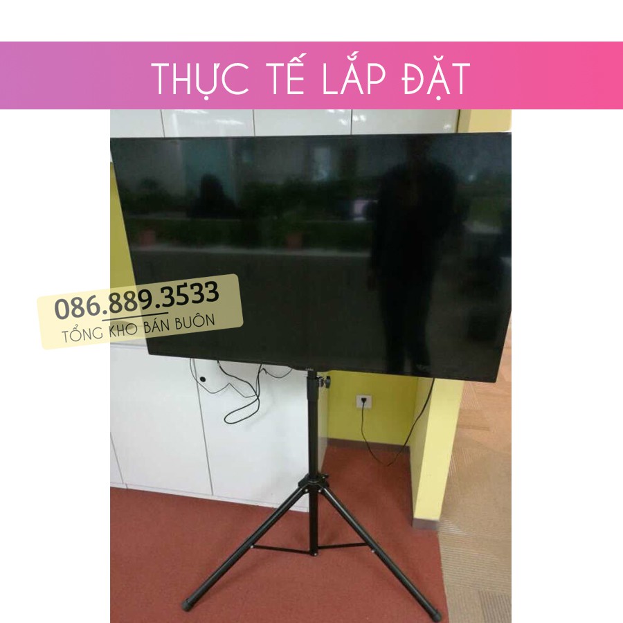 #502A - Giá treo tivi 3 chân đứng ErgoTek E1200 32 - 55 inch - Xoay 360 độ