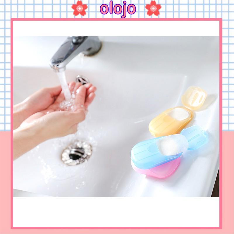 ⚜️Hộp 20 tấm xà phòng giấy dùng một lần tiện lợi dành cho đi du lịch