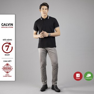 Galvin - Quần kaki nam giả Jeans chất dệt chìm co giãn bộ nhiều màu QKKGV6