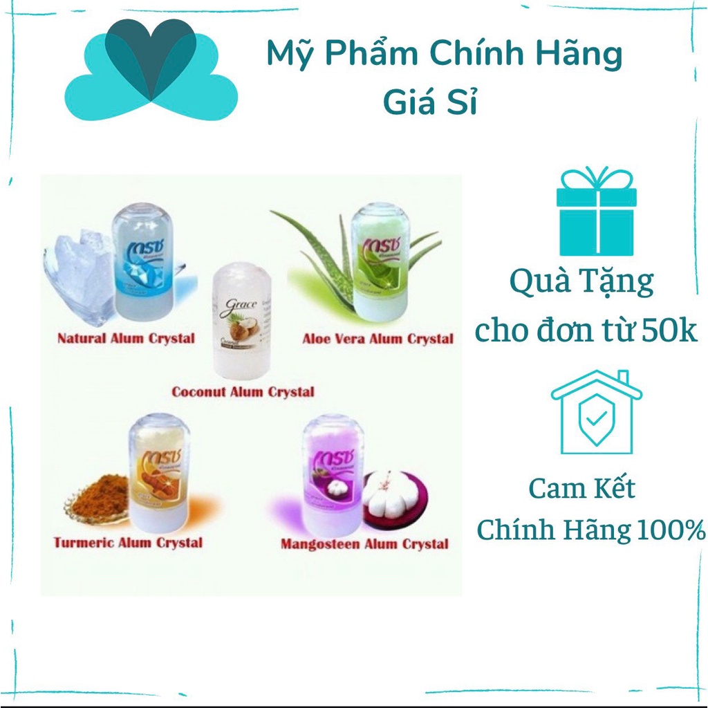 Lăn Khử Mùi Đá  Khoáng Thái Lan 70g