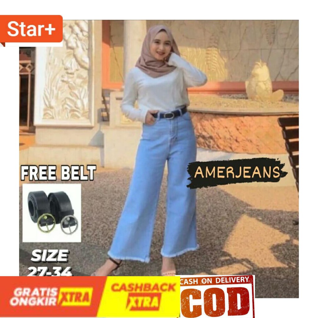 Quần Jean Lưng Cao Phong Cách Hàn Quốc Cá Tính | BigBuy360 - bigbuy360.vn