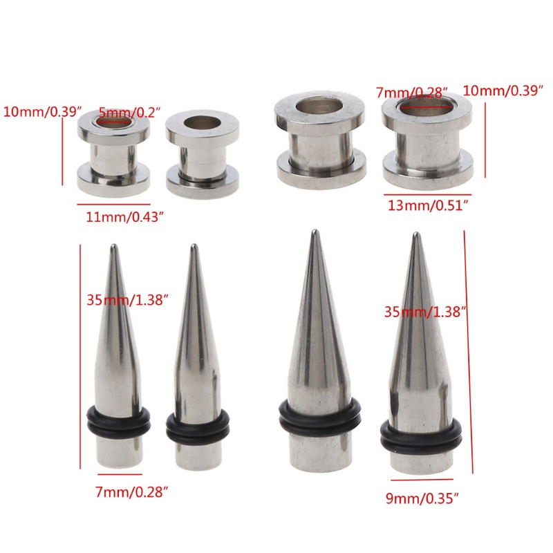 Bộ 2 Đôi Khuyên Tai Bằng Thép Cá Tính Cho Sinh Nhật Bạn Bè