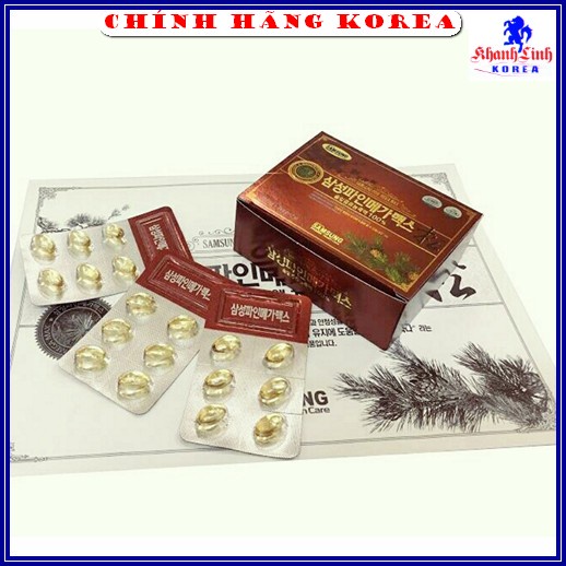 Tinh Dầu Thông Đỏ Hàn Quốc Keukdong Cao Cấp, Hộp 120 viên