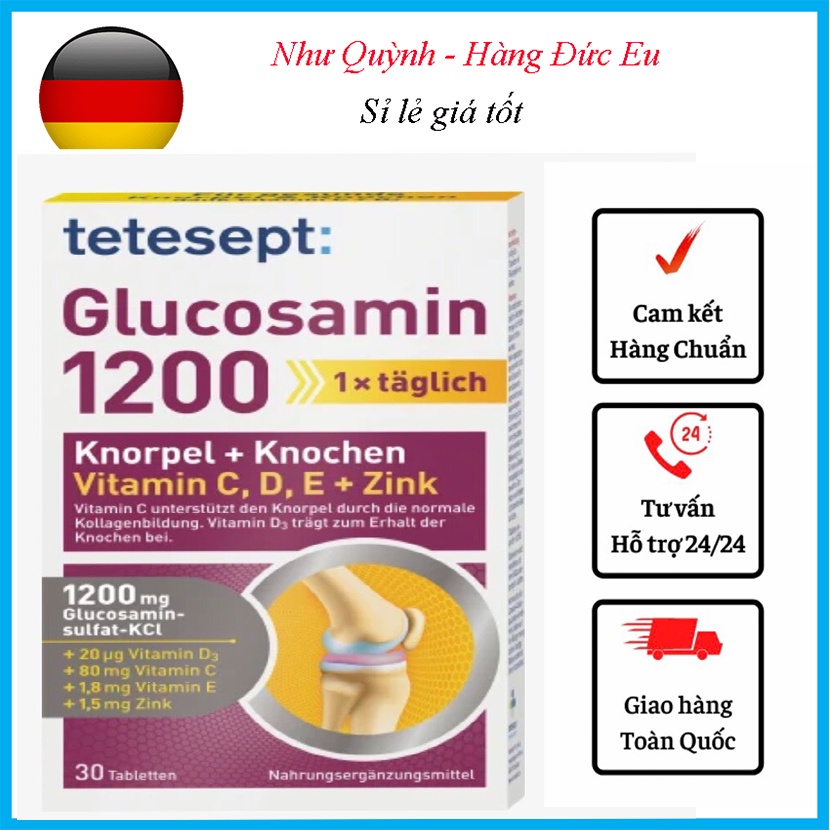 Viên uống bổ sung glucosamin 1200 tetesept [ Hàng Đức mẫu mới ]