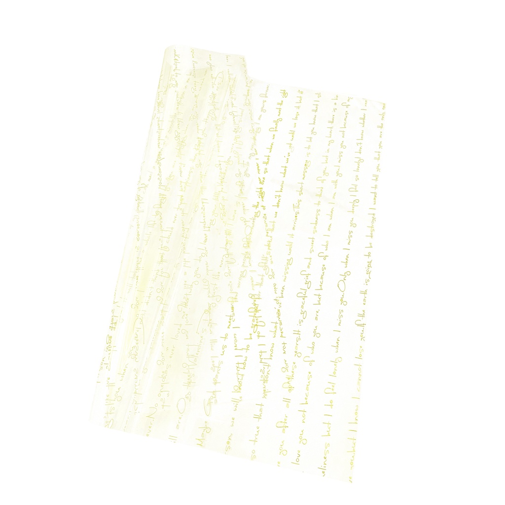 Giấy gói hoa bóng chữ