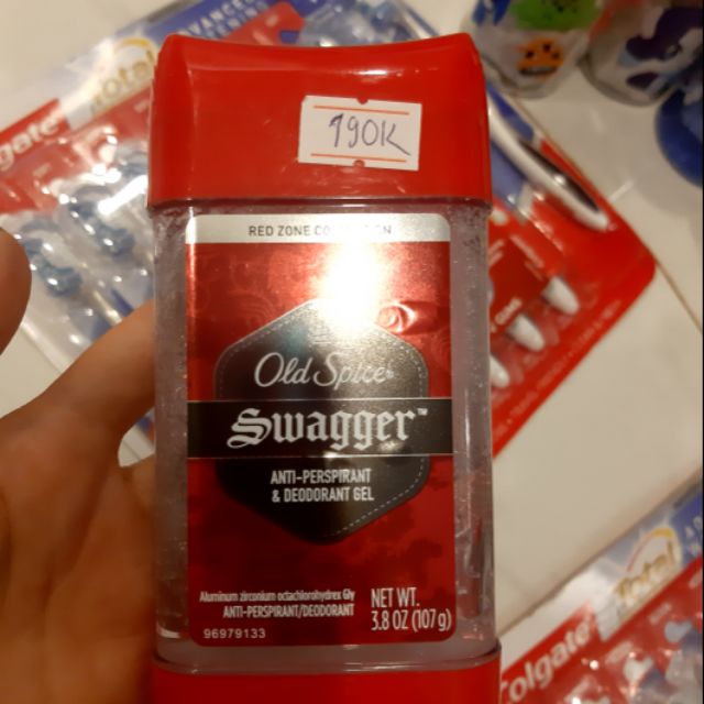 Hsd: 5.2023.KHỬ MÙI NAM DẠNG GEL TRONG OLD SPICE SWAGGER hoặc sweat defense 107GRAM CỰC THƠM TỪ MỸ