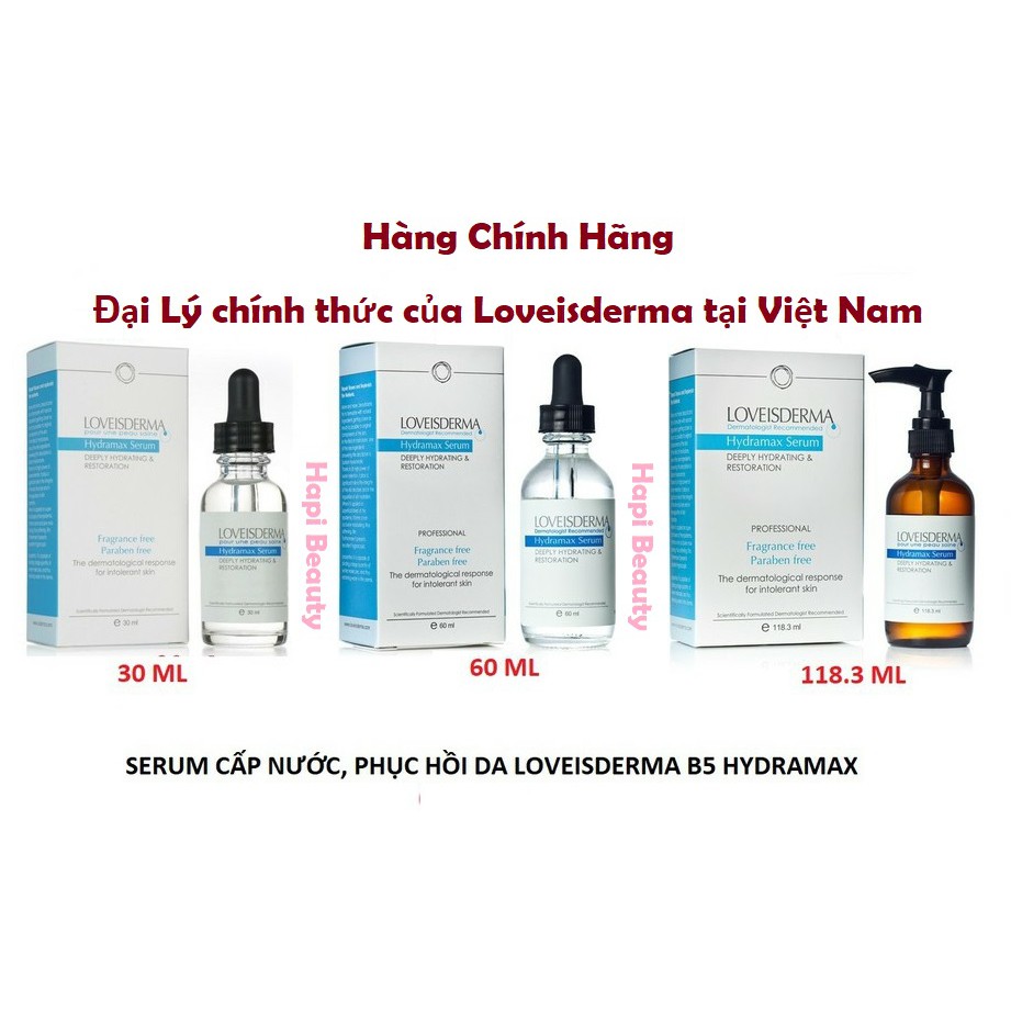 Serum cấp nước, phục hồi da LOVEISDERMA B5 HYDRAMAX