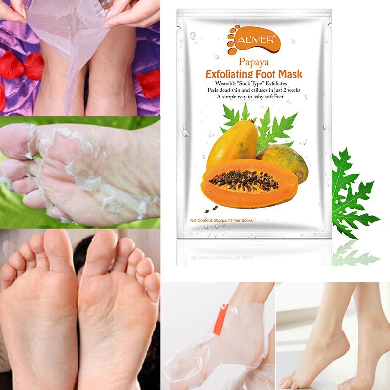 Mặt Nạ Chân ALIVER Tẩy Tế Bào Chết Chăm Sóc Da Tiện Dụng