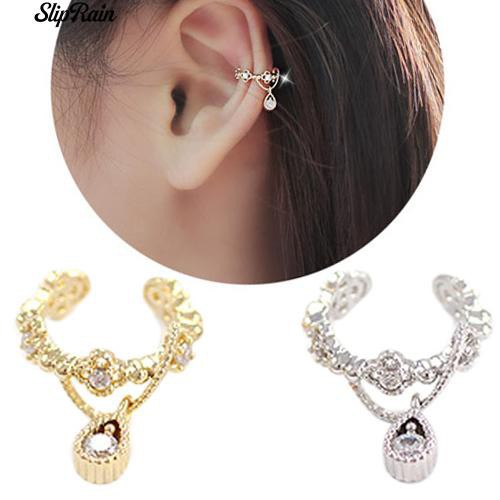 Khuyên Đeo Vành Tai Đính Đá Phong Cách Cá Tính Dành Cho Cả Nam Và Nữ