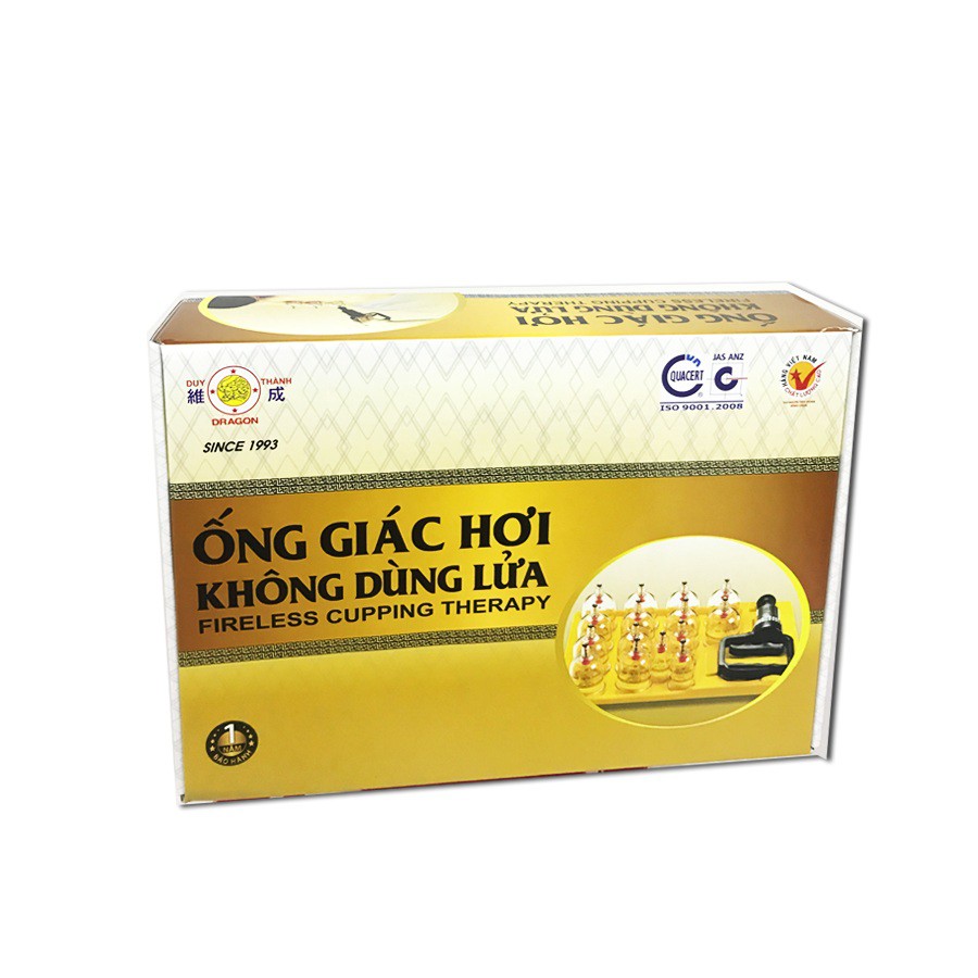 Bộ giác hơi không dùng lửa Duy Thành 15 ly giác