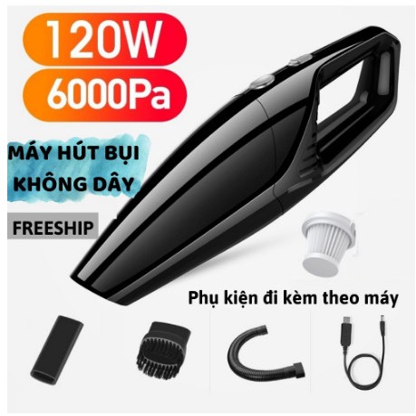 Máy Hút Bụi Cầm Tay, Máy Hút Bụi Mini Không Dây Cao Cấp, Vệ Sinh Ô Tô Và Trong Nhà Đa Năng, Tiện Lợi