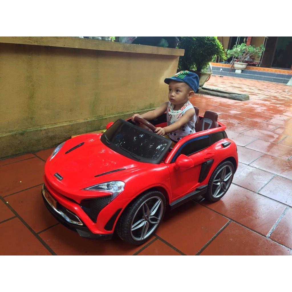 Xe ô tô điện trẻ em | Kupai - 2020 | 2 ghế ngồi - 4 động cơ | Bluetooth - Mic hát karaoke
