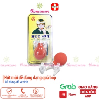 Hút mũi quả bóp cao su cho bé, vệ sinh mũi, hút dịch, giảm ngạt mũi cho trẻ từ sơ sinh, dễ xử dụng
