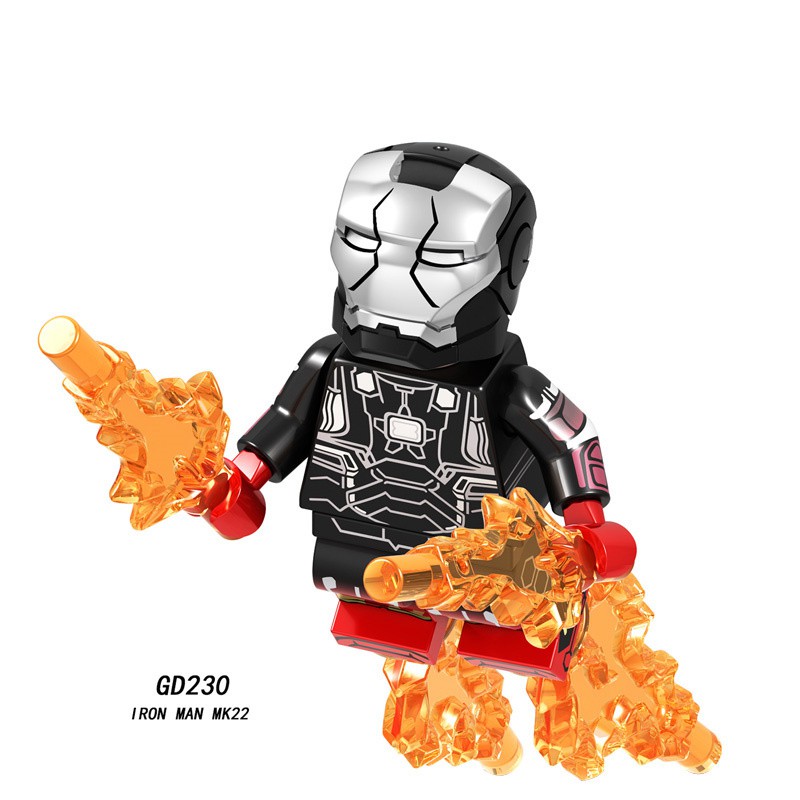 Tượng Nhân Vật Người Sắt Tony Stark Cho Đồ Chơi Mô Hình Lắp Ráp