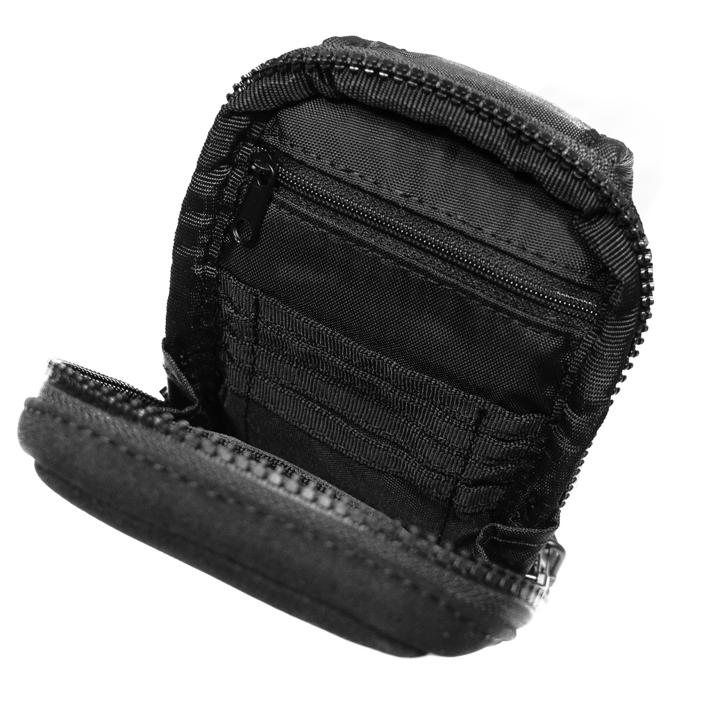 FRONT The Rook Mobile Pouch D421 - BLACK - M ♟ Túi điện thoại cao cấp FRONT D421 đen vải Neoprene