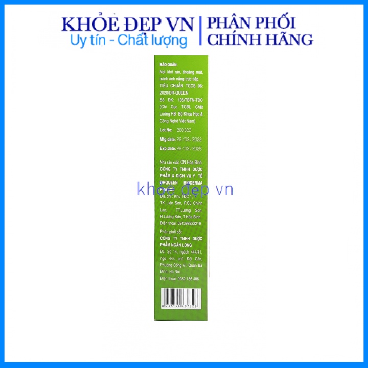 Dung dịch vệ sinh thảo mộc Berberin nano bạc làm sạch, kháng khuẩn, ngăn mùi – Chai 150ml