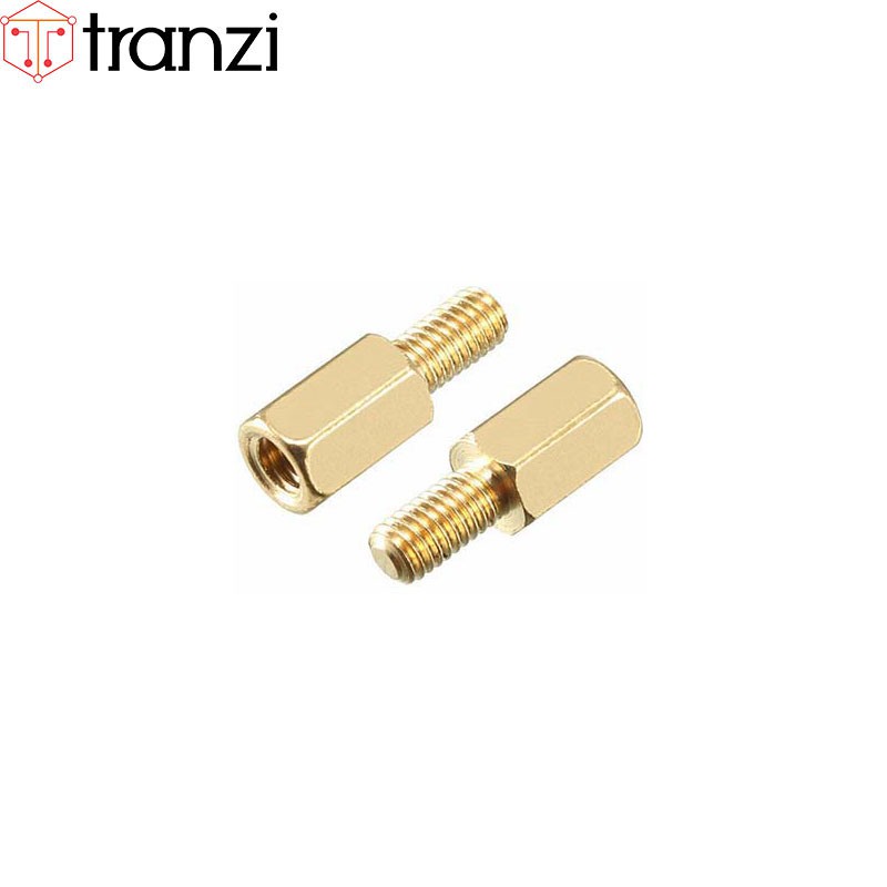 Trụ vít lục giác đực cái đồng M3x7+6 - túi 10 cái